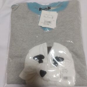 新品未使用ネネット Ne-netふろしきパッチ裏毛 トレーナー サイズ2M 完売品廃盤品希少品限定ラスト品早い者勝ち14300円