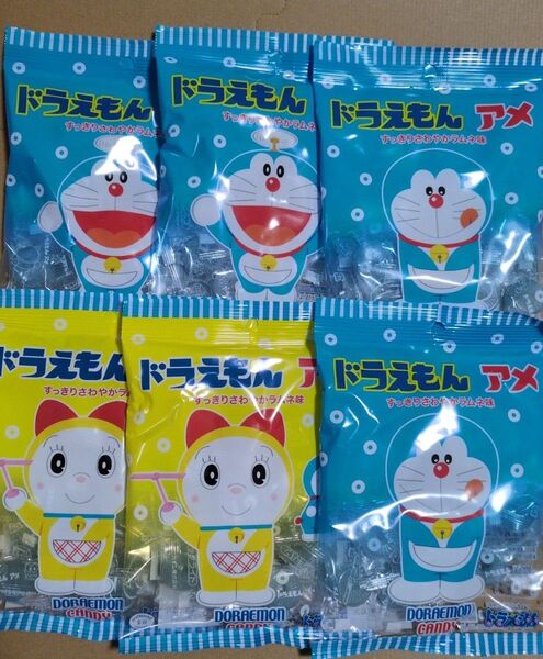 パイン ドラえもんアメ すっきりさわやかラムネ味 90g 6点セット
