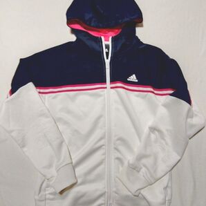 【USED】 adidas アディダス ジャージ ジップパーカー サイズS