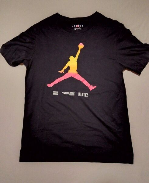 【USED】NIKEナイキ エアジョーダン ブラック Tシャツ サイズL