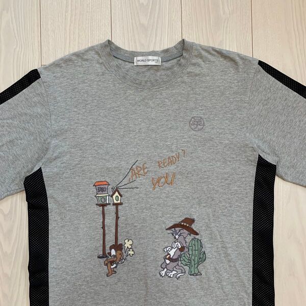 90s アニメ トムとジェリー ヴィンテージ ビッグロゴ 半袖 Tシャツ 古着