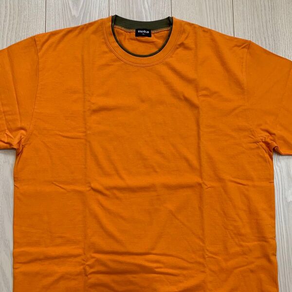 オールド ユニクロ OLD UNIQLO 無地 リンガー 半袖 Tシャツ デッドストック オーバーサイズ メンズ レディース XL