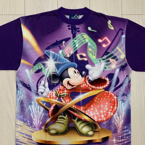 希少 日本製 ディズニーシー OLD DISNEY ビッグデザイン Tシャツ