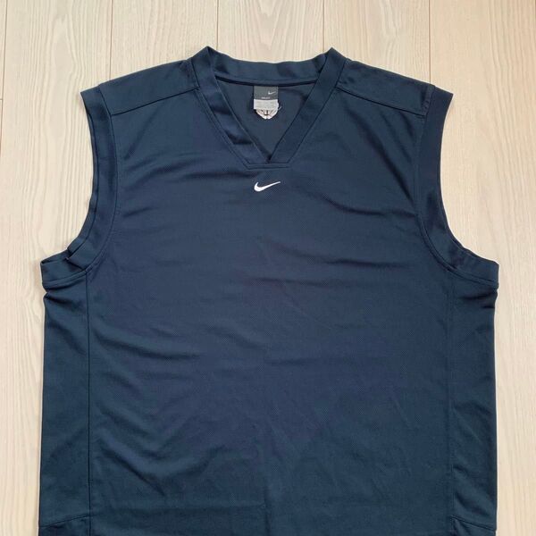 XXL ナイキ NIKE 刺繍ロゴ センターロゴ オーバーサイズ ユニフォーム ゲームシャツ ノースリーブ タンクトップ Tシャツ
