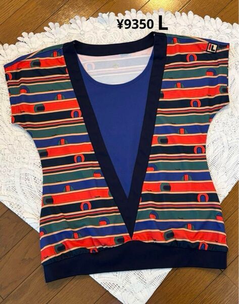FILA フィラ VL1848 テニス レディース ゲームシャツ L 美品