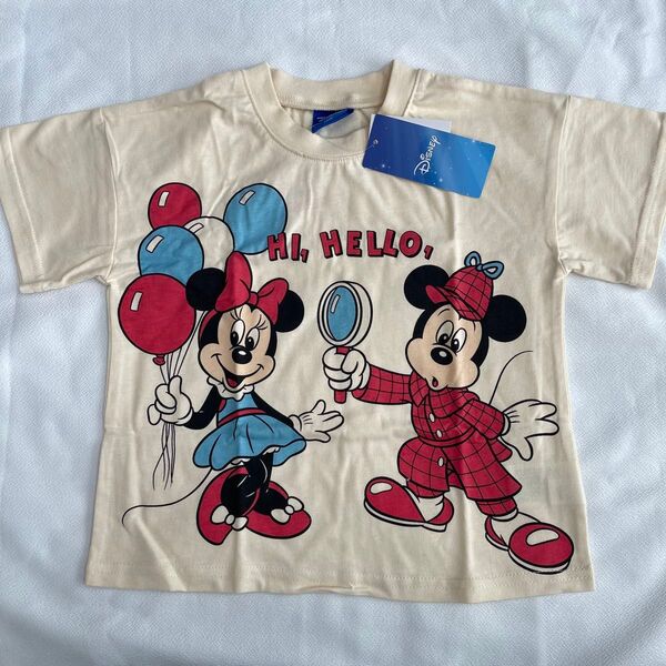 未使用 Disney ミッキー ミニー Tシャツ 100 子供服 夏服 半袖