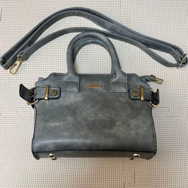 D.kelly サイドベルト ミニハンドバッグ ショルダーバッグ 2way