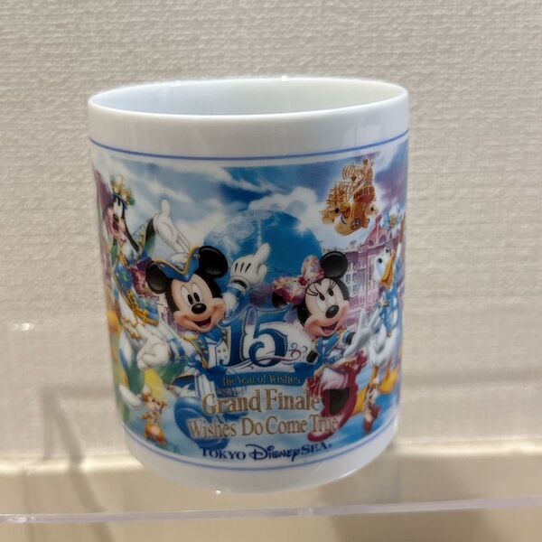 ディズニーシー 15周年記念マグカップ