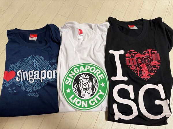 シンガポール購入XLサイズTシャツ3枚セット 新品