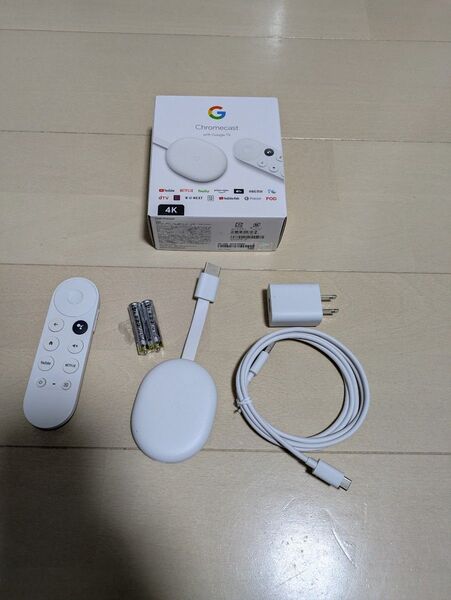 美品 グーグル クロームキャスト 4K Chromecast with Google TV