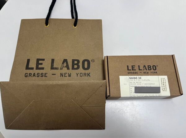 【新品未開封】LELABO ルラボ GAIAC10 ガイアック10 15ml オードパルファム