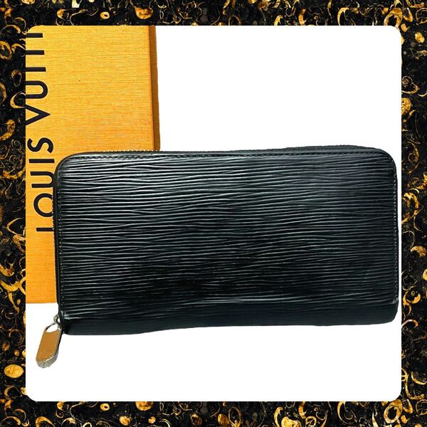 ルイヴィトン LOUIS VUITTON ジッピーウォレット 長財布 エピ ノワール ブラック 黒 M61857