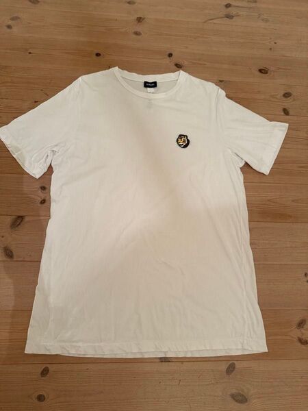DIESEL ホワイトTシャツ Mサイズ 虎刺繍