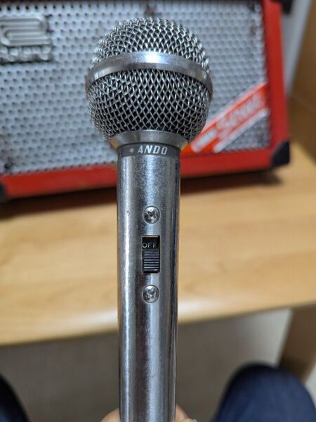 【動作確認済】ANDO SD-200R ダイナミックマイク 有線 単一指向性