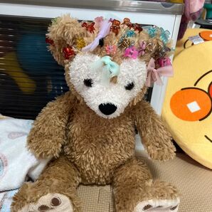 ダッフィー ぬいぐるみ ヘアクリップ付き