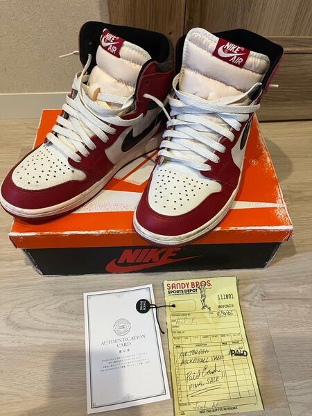 NIKE AIR JORDAN HIGH OG Lost &Found/Chicagoナイキ エア ジョーダン ハイ OG ロスト