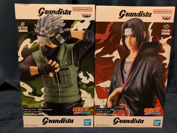 NARUTO-ナルト-疾風伝 Grandista はたけカカシ&うちはイタチ 2体セット