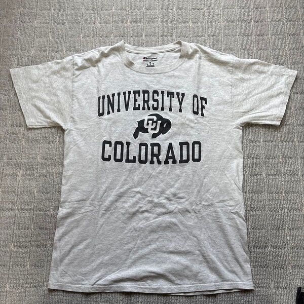 Champion University of Colorado Tシャツ グレー Mサイズ 古着
