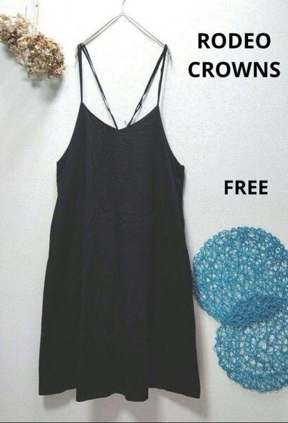 RODEO CROWNS ロデオクラウンズ キャミワンピース