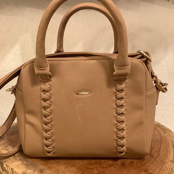 anySIS ハンドバッグ ベージュ 未使用 難あり