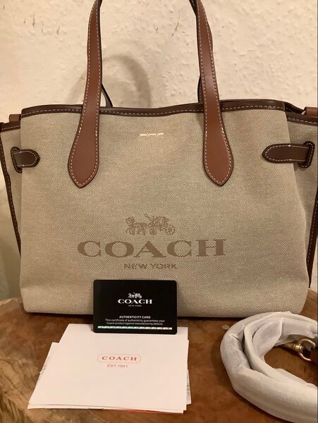 COACH トートバッグ ベージュ 本日のみお値下げ9800→9500円