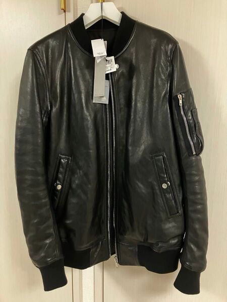 【新品】23FW Rick Owens 最高級ラムスキンレザー ボンバージャケット