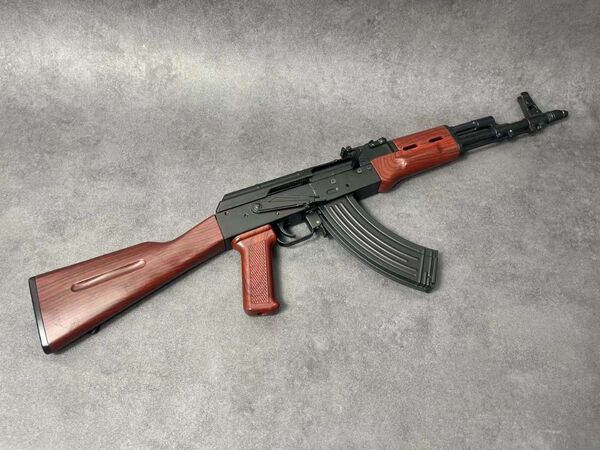 1/2スケール AKM ak47 ミニチュア 排莢式 モデルガン ブローバック ライブカート