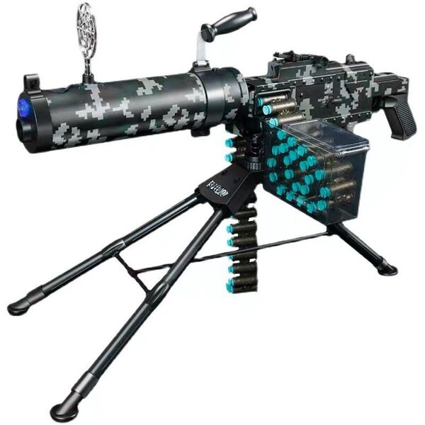 M1917風 電動スポンジダーツ トイガン ナーフ ドラムマガジン ガンチェーン 電動ガン スポンジ弾 排弾式 エアコキ