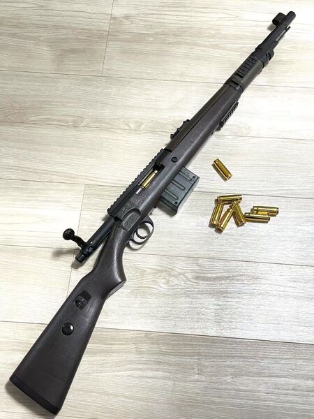 kar98k エアコキ ナーフガン ブローバック 排莢式 スポンジ弾 98k ナーフ銃 排弾式 ライフル エアガン