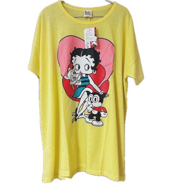 BETTY BOOP Tシャツ ベティちゃん M L ビッグシルエット