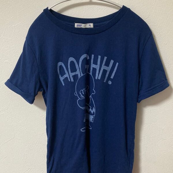 sevendays=sunday スヌーピーTシャツ ネイビー