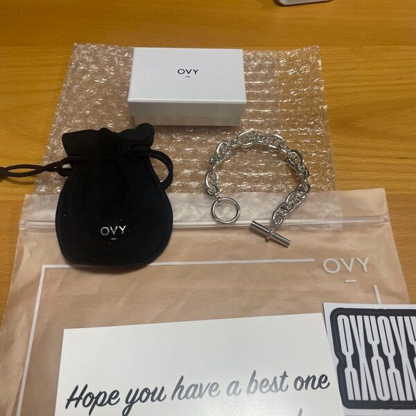 新品未使用 OVY シルバー ブレスレット Silver Anchor Chain Bracelet サイズS 925