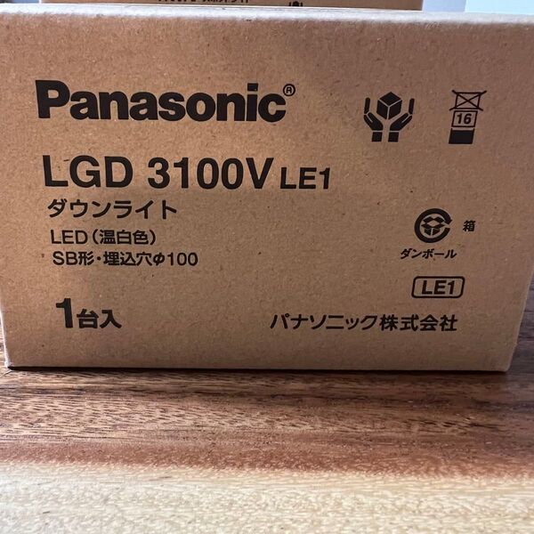 Panasonic ダウンライト LGD3100VLE1 LED 温白色