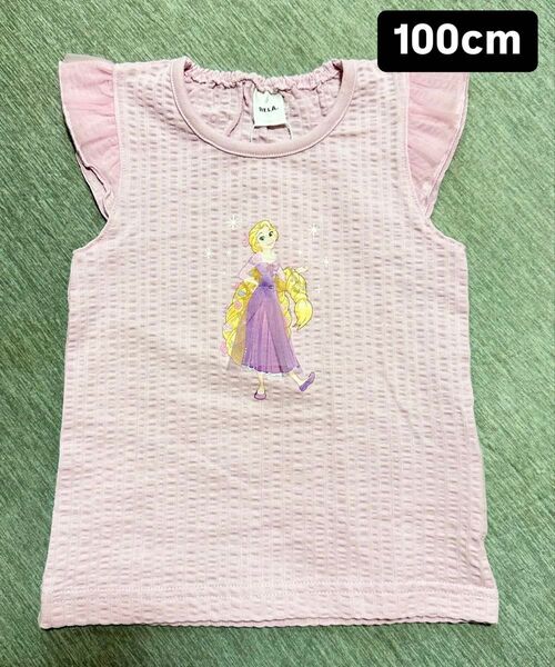 ラプンツェル フリルノースリーブTシャツ 100cm
