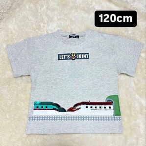 新幹線 スパンコール半袖Tシャツ 120cm