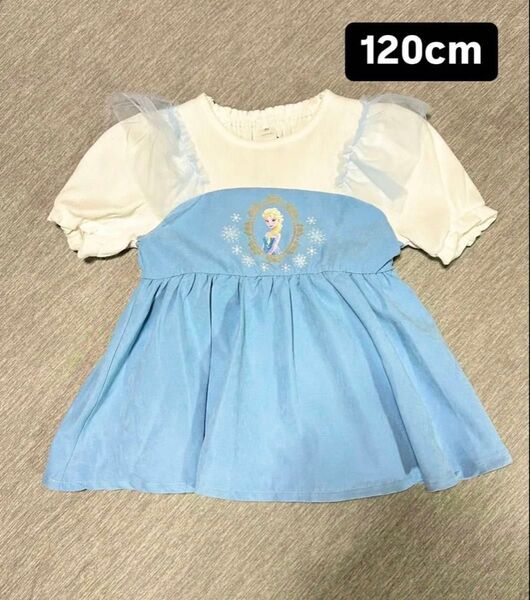 エルサ 半袖チュニック風Tシャツ 120cm