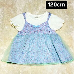 マイメロ クロミ 半袖チュニック風Tシャツ 120cm
