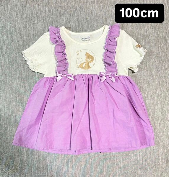 ラプンツェル 半袖チュニック風Tシャツ 100cm