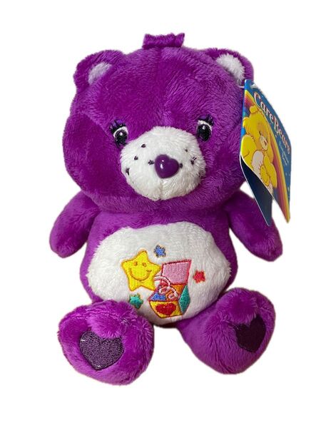 Care Bears ケアベア ぬいぐるみ パープル タグ付き