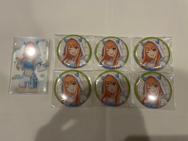 学園アイドルマスター 学マス 紫雲清夏 アニメバコ 缶バッジ アクリルカード まとめ売り