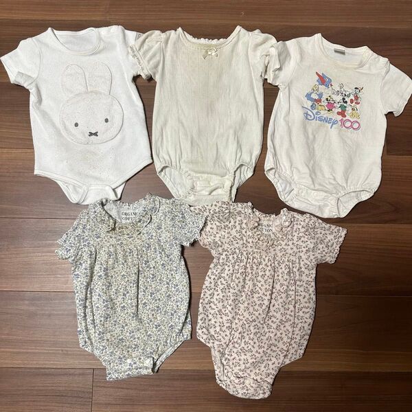 ■ロンパース ボディースーツ 5枚セット 70cm