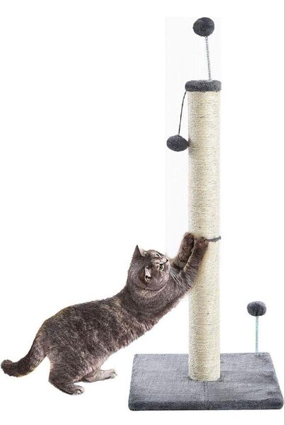 つめとぎ 猫 キャットポール 爪みがきポール つめとぎ タワー 高さ97cm キャットタワー スリム 爪とぎ 猫 ペット 猫タワー