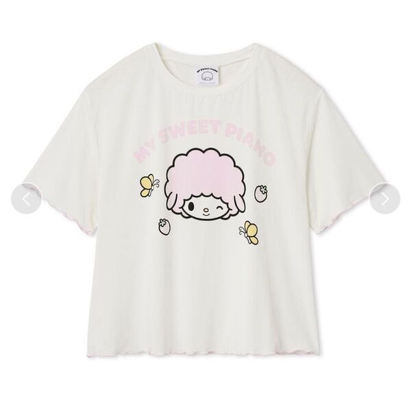 スナイデルホーム マイメロディ ピアノちゃんTシャツ ルームウェア 未使用タグ付き