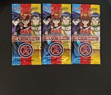 遊戯王 V ジャンプ 応募者全員大サービス DUEL ACADEMIA SELECTION3パック新品未開封デュエルアカデミアセレ