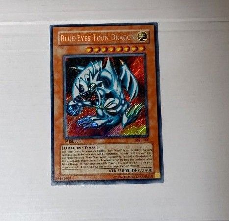 遊戯王 ブルーアイズトゥーンドラゴン1枚アジア版英語1st Edition