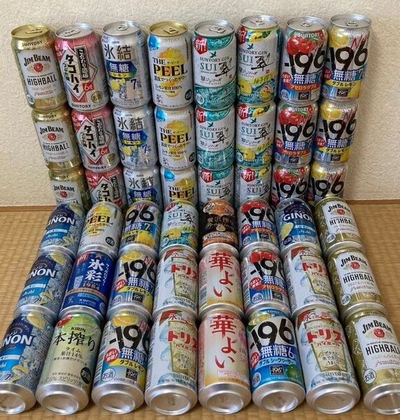 酎ハイ チューハイ レモンサワー 氷結 トリス ハイボール タコハイ 氷彩 −196 翠ジン お酒セット 48本