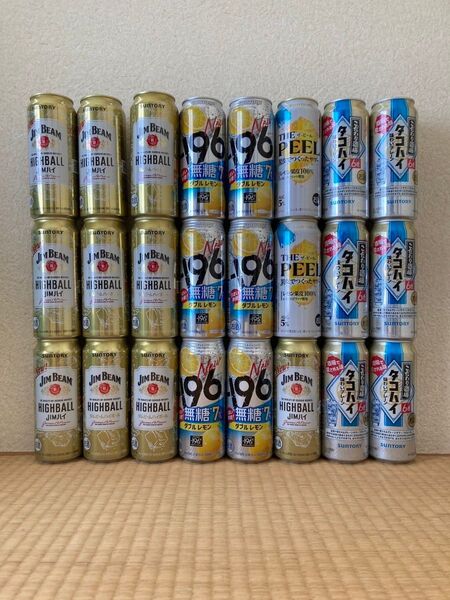 酎ハイ チューハイ ハイボール −196 無糖レモン タコハイ ザ・ピール サワー お酒セット 500ml 24本 ビール