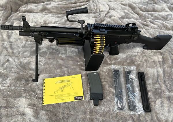 ★VFC FN M249 MINIMI JPver NPAS BOXマガジンタンク 予備マガジン 全てセット ガスブローバック
