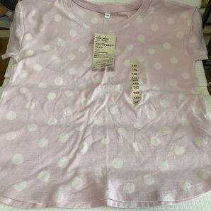 新品 無印良品 Tシャツ キッズ ドット