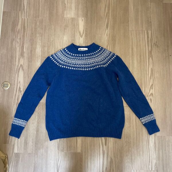 Harley of Scotland ノルディック柄ニット